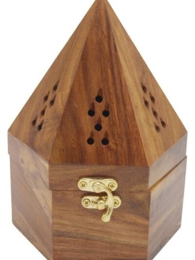 Wooden Incense Sticks Holder Bakhoor Burner Temple Wooden Charcoal Cone Burner Bukhoor burners oud burner